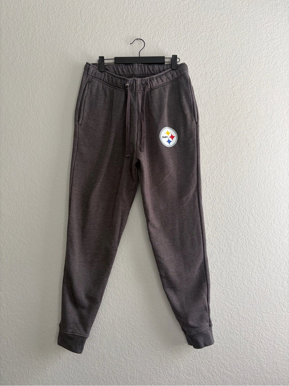 NFL Steelers Logo Athletic Charcoal Joggers